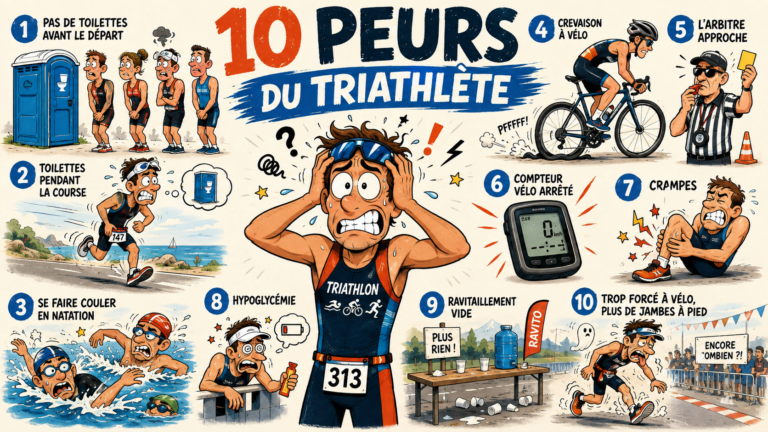 10 choses que le triathlète redoute le plus